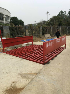 头条:南昌建筑工地洗车槽安装示意图